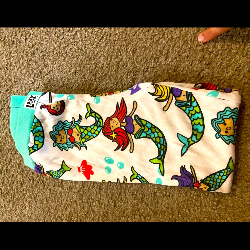 Girls mermaid pj pants
